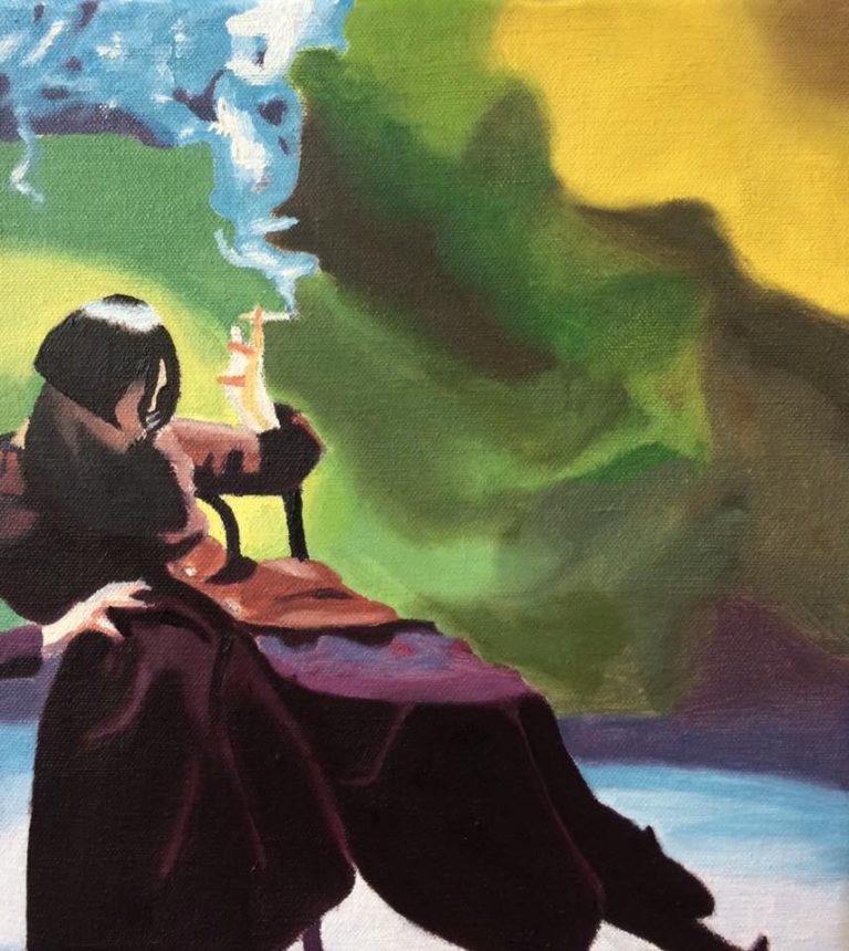Melina Anderson Study Of Susie Smoking By Nick Knight