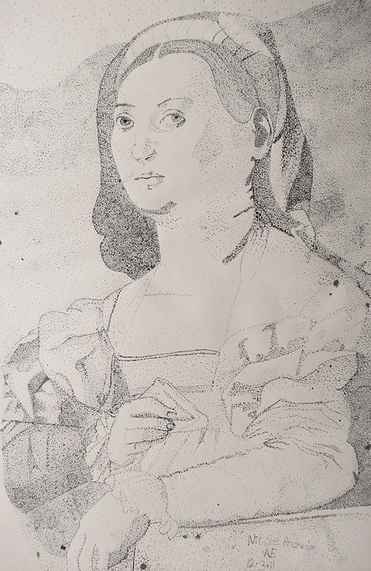 Nicole Anderson Portrait Of A Lady By Jacopo Da Pontormo