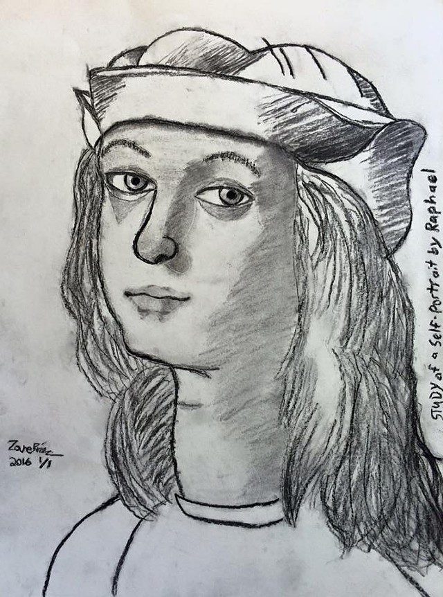 Study of a Self-Portrait by Raphael